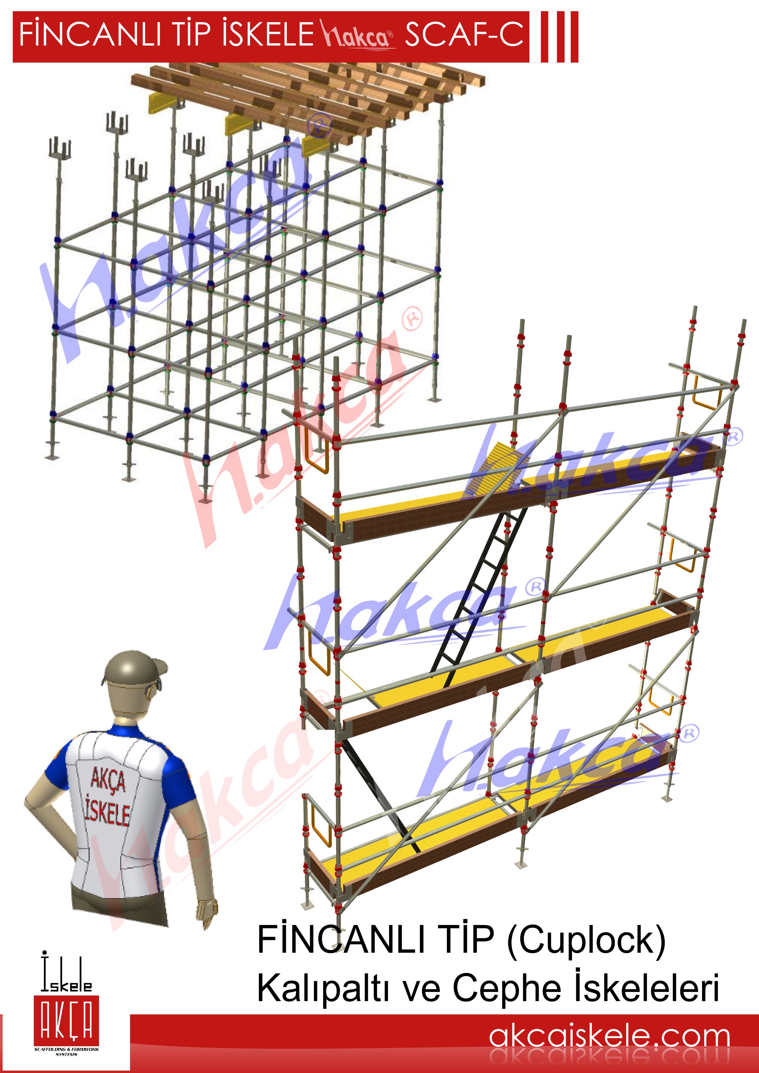 FNCANLI TP (Cuplock) KALIP ALTI SKELE SSTEM SCAF-C -FNCANLI (Cup lock) Tip skele