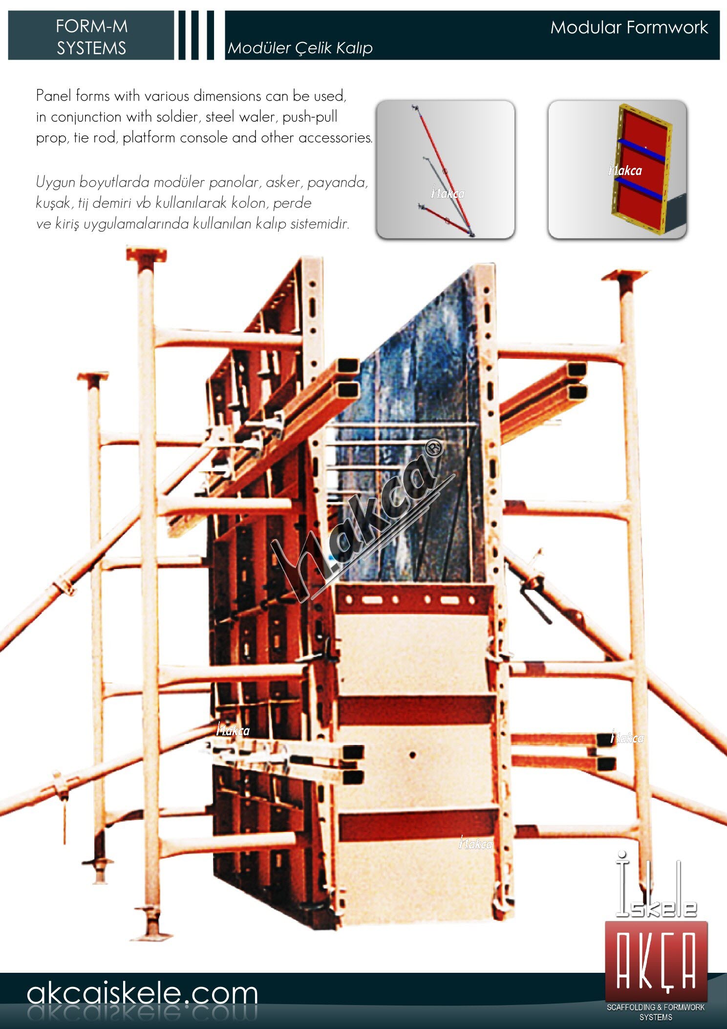 MODÜLER ÇELİK KALIP FORM-M