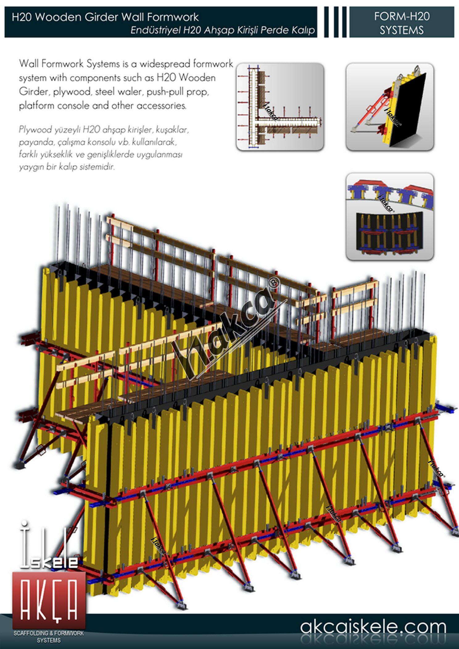 ENDUSTRIYEL H20 PERDE KALIBI FORM-H20 -H20 PERDE KALIBI